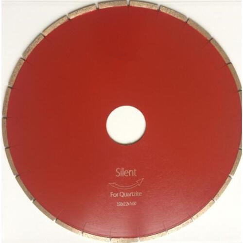 DB21 Fish Hook Continuous Rim Diamond Saw Blades 14 Inch Segmented Quartz Cutting Disc Smooth Cutting Long Lifespan 1PC