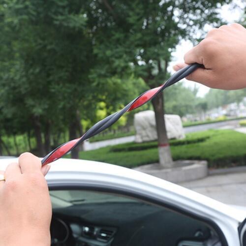 Car Styling B Type Car Rubber Seal Sound Insulation Weatherstrip Edge Trim Noise Insulation Car Door Sealing Strip Accessories