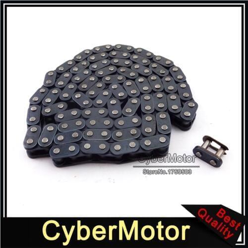 T8F Sprocket Chain With Spare Master Link For 2 Stroke 47cc 49cc Chinese Mini Dirt ATV Quad 4 Wheeler Pocket Bike Minimoto
