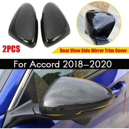 For Honda Accord 2018-2020 Carbon Fiber Rear View Mirror Cover-Side Mirror Cover Cap