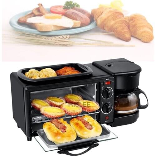 Home multi-function oven breakfast machine make coffee Toast Fried bacon machine Toaster Coffee machine