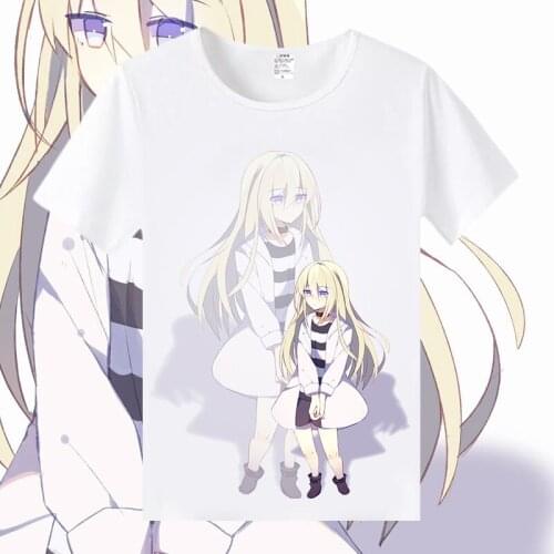 Angels of Death Cosplay T Shirt Cartoon Ray Isaac Foster Summer T-Shirt Japanese Anime Printed Short Sleeve Top Tee Costume
