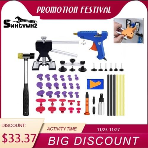 Car Body Paintless Repair Removal Tools Automotive Dent Hammer Repair Set Kits for Car Hail Damage and Door Dings Repair