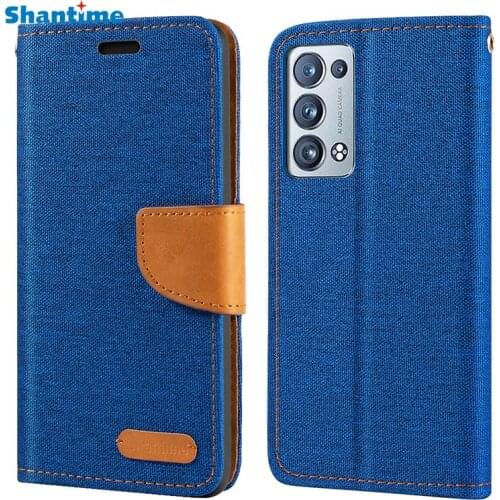 Oxford Leather Wallet Case For OPPO Reno 6 Pro+ 5G With TPU Soft Back Cover Magnet Flip Case For OPPO Reno 6 Pro Plus 5G