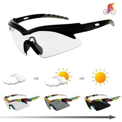 Mens Cycling Sunglasses 6 Lens UV400 Outdoor Sports Bicycle Glasses MTB Mountain Bike TR90 Riding Cycling Eyewear for Women