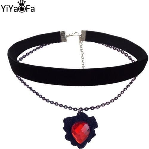YiYaoFa Handmade Choker Necklace & Pendant Vintage Women Accessories Gothic Jewelry Statement Necklaces Lady Party Jewelry DD-63