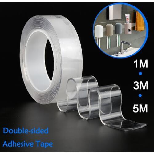 Dropshipping Tape Waterproof Double-sided Multifunctional Adhesive Tape Nano Transparent Without Trace of Acrylic nano Tape