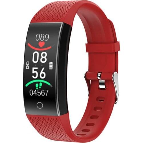 QW18T 0.96 Inch Smart Watch IP67 Waterproof Wristband Heart Rate Monitoring Fitness Tracker Sport Bracelet for Outdoor Exercise