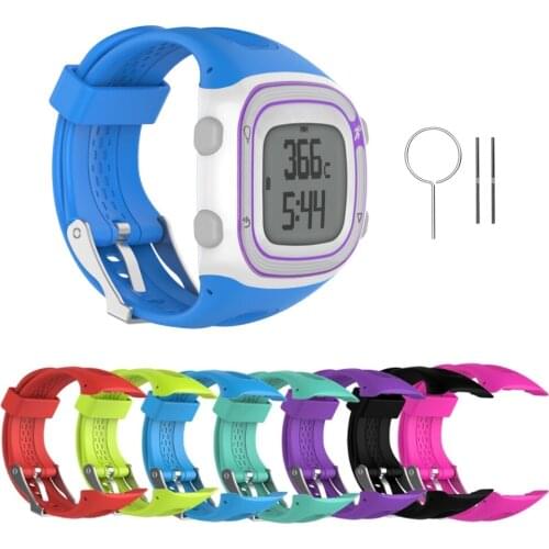 For Garmin Forerunner10 Strap Replacement Sport Silicone Bracelet Correa For Forerunner15 Watch Smart Watch Belt Wrist Strap