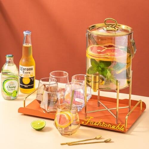 Crystal Glass Cup Set with Tray Whiskey Glass Cup Water Juice Cup Cold Kettle Set Coffee Tea Pot Bottle Drinkware Party Hotel