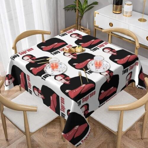 Soprano Tablecloth Custom Protection Table Cover Polyester Desk Cheap Vintage Table Cloth