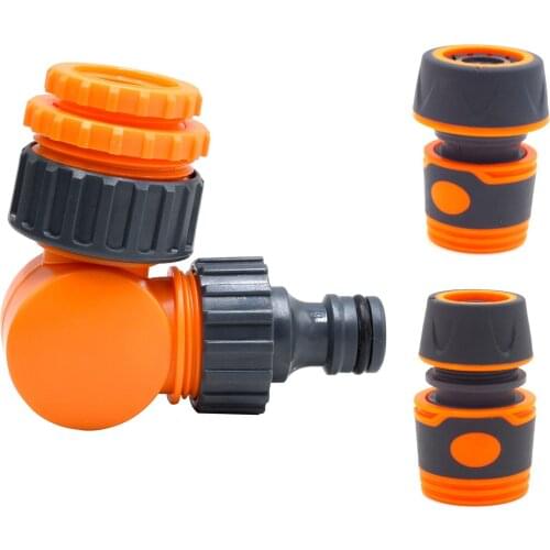 Faucet Splitter Sprayer Quick Connector Rotatable Water Tap Splitter Irrigation Quick Water Control Valve Garden Nice