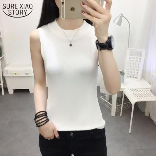 Vests for Women 6 Colors Sleeveless Womens Shirts Summer New Womens Vest 2021 Fashion Women Blouses Womens Clothing 13537