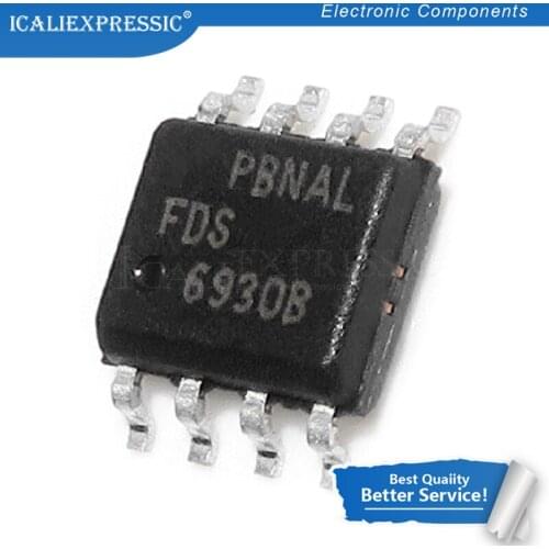 10PCS FDS6930B SOP8 FDS6930 SOP-8 FDS6930A SOP
