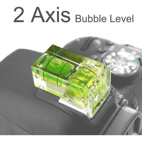 2 Axis Hot Shoe Bubble Level Hot Shoe Cover for Fujifilm Pentax DSLR SLR Camera Accessories