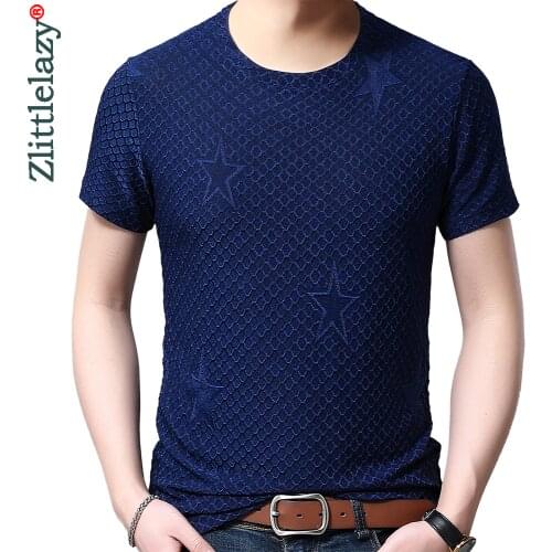 2021 New Casual Short Sleeve T Shirt Men Tshirt Summer Mens Clothing Argyle T-shirt Streetwear Fashion Tee Shirts Tshirts 52706