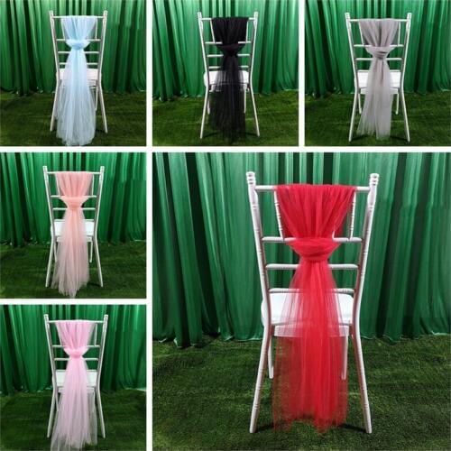 5pcs 10pcs Lot Tutu Organza Chiavari Chair Cap Hood Cover For Out Door Wedding Event Party Banquet Decoration