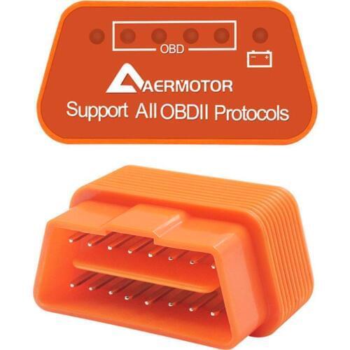 Car Fault Detector Aermotor ELM327 Bluetooth 4.0 Suitable for Android & Apple Car Fault Diagnosis Instrument