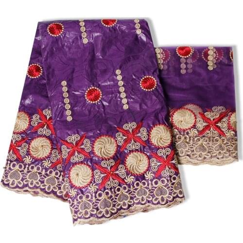 Floral Fabric Telas Patchwork Algodon African Bazin Riche Tissues Textile For Patchwork Auto Gele Headtie Dress 5+2 yards/lot