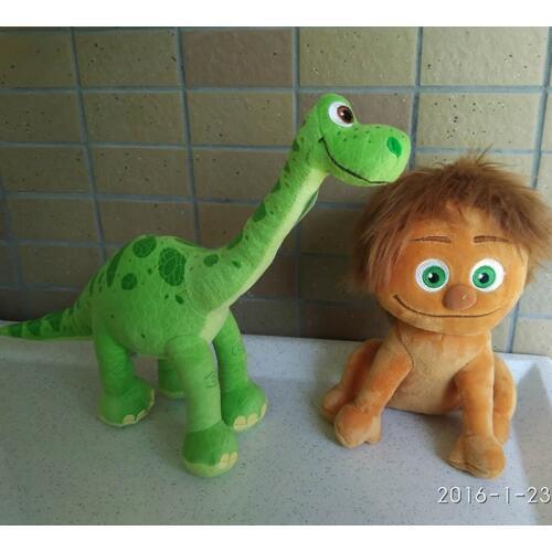 1set The Good Dinosaur 22cm Spot Boy + 30cm Dinosaur Arlo plush stuffed toys for Children Birthday Gift