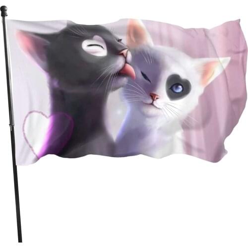 Art Cats Flag 3x5 Ft Outdoor Flag Home Garden Flag Banner Breeze Flag USA Flag Decorative Flag 3x5 Ft Flag