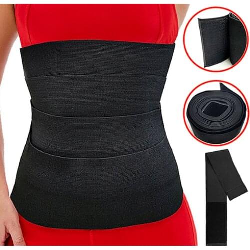 Invisible Wrap Waist Trainer Shapewear Belt Women Slimming Tummy Wrap Waist Trimmer Belt Slimming Cincher Body Shaper