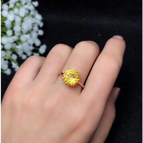 New technology, crystal violet crystal ring good quality, beautiful color 925 silver new store pull popularity products