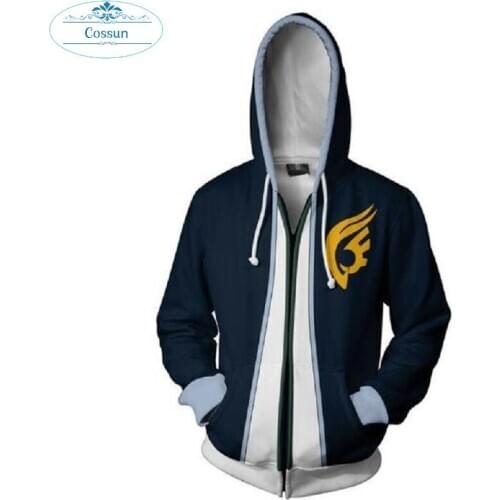 New Fashion 3D Fairy tail Hoodies Men Women Sweatshirts Kids Pullovers Autumn Casual Anime Fairy tail boys girls Suitable Hooded