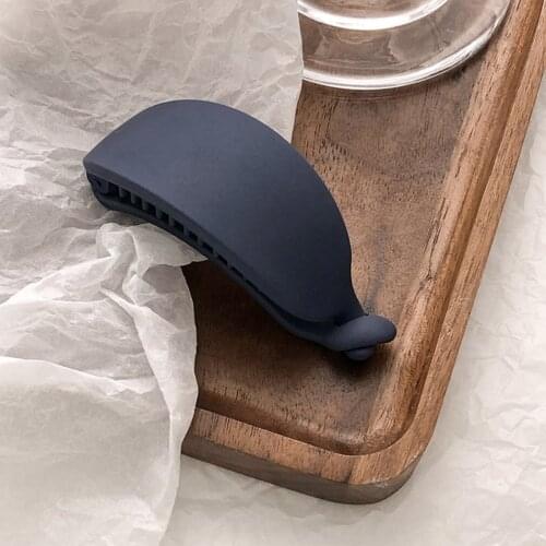 Cute Candy Color Banana Shape Hair Claw Women Girls Sweet Barrette Ponytail Holder Hairpin Fashion Hair Accessory