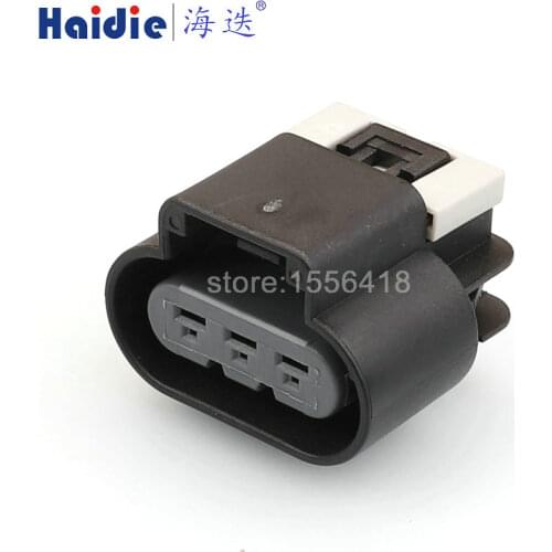 Free shipping 5sets 3pin delphi auto plastic housing cable plug wiring harness female connector 15326614