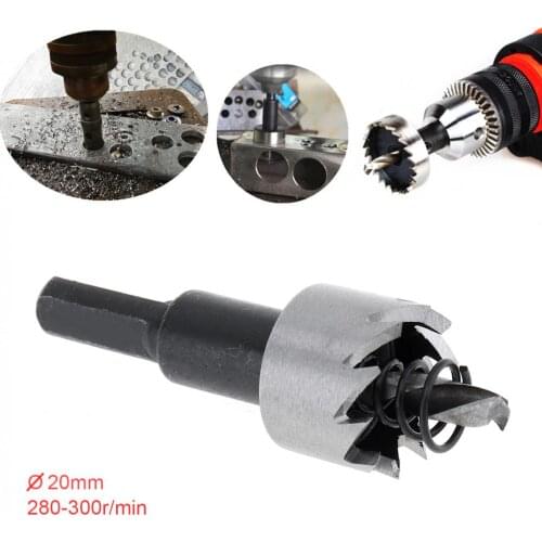 20mm HSS Hole Saw Cutter Drill Bits for Pistol Magnetic Bench Air Gun Drills