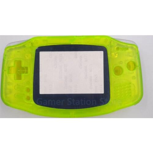 5pcs Fluorescent color Shell Housing for Gameboy Advance for GBA Shell Cover Case replacement Repair parts