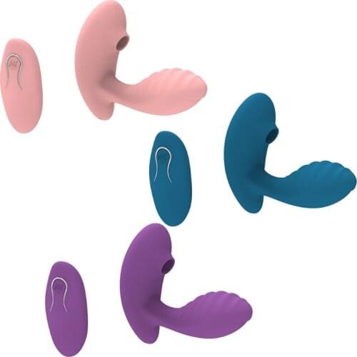 7 Frequency Waterproof Women G Spot Vibrator Adult Sex Toy Sucking Stimulator Remote Control Rechargeable Wearable Massager