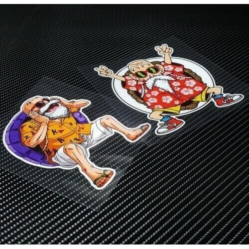 Car Styling Vinyl Decal Classic Cartoon Vehicle Window Tail Motorcycle Sticker