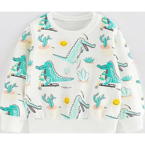 New 2020 Kids Hoodies Bebe Boys Tops Sweatshirt Fleeces 100% Cotton Sweater Baby Boy Clothes Outerwear Infant t-shirt Tee Monkey