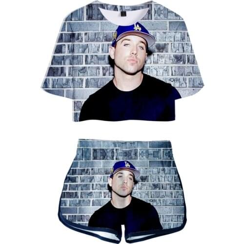 Harajuku style Mike Stud 3D Men Women Oversized Harajuku Pullover Coats Summer Two Pieces sets Women