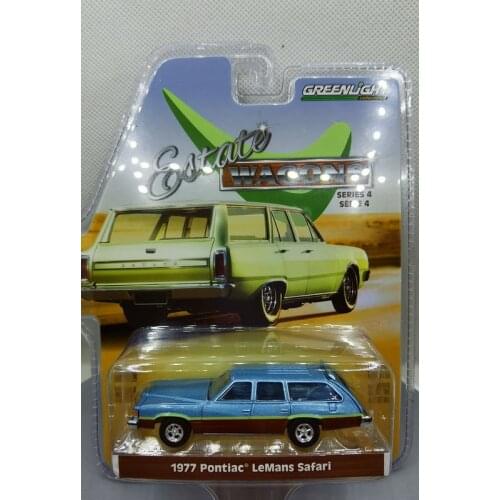 GreenLight 1:64 1976 Pontiac Lemans Safari 29970-D Metal Diecast Alloy toy cars Model Vehicles For Children Boys gift hot