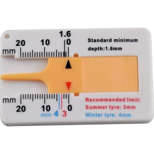 Auto Car Tyre Tread Depth Depthometer Gauge Caliper Car Motorcycle Trailer Tire Wheel Measure Tool Repair Tool