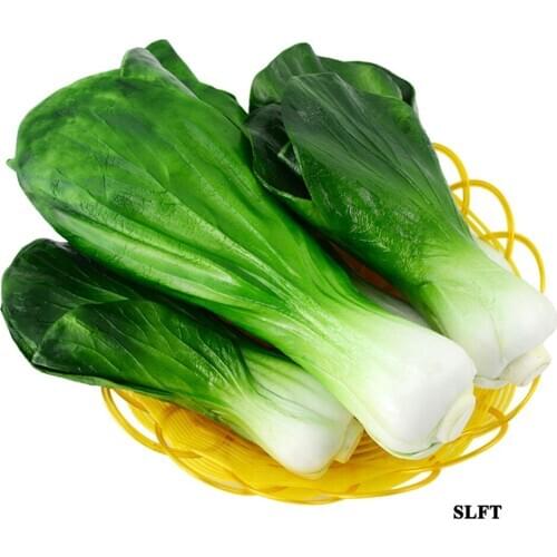 Kitchen cabinet hotel supermarket store shop decoration fake artificial simulation cabbage pakchoi green vegetables model props