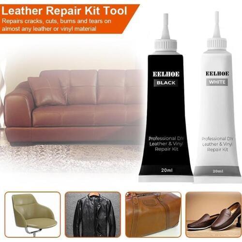 20ml Car Seat Leather Repair Agent Black White Leather Sofas Coats Kit Vinyl Car Repair And Repair Instrument Cream Panels G0R8
