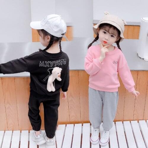 Newborn Boys For Baby Clothing Sets Spring Kids Clothes Little bear Infant 2pcs Outfits Childrens Clothing Sets For Costume