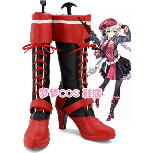 Game Girls Frontline Ots12 COS Cosplay Costume Halloween Carnival Battle Unifrom Shoes boots Custom Made