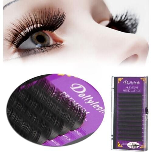 Blink Mink Tray Lash 0.07mm B C D J Curl For Individual Eyelash Extensions New