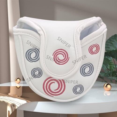 New ODY golf Putter Headcovers golf Mallet Putters For Semicircle blue Circle Headcovers with Magnetic