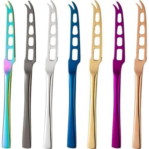 Butter Knife Spatula with Hole Dual-Purpose Butter Knife Bread Jam Cheese Cream Knife Magic Butter Machine 7 Pieces