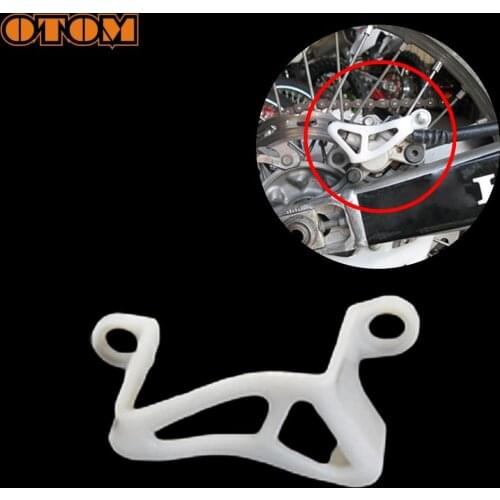 OTOM Motocross Rear Brake Guard Braking Pump Protection Plastic Frame For HONDA CRF250R 450X 450L Off-Road Motorcycle Dirt Bike