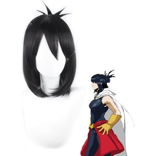 My Hero Academia Shimura Nana Cosplay Wig Boku No Hero Academia Black Short Heat-resistant Fiber Hair Anime Costume Wigs