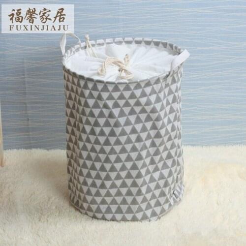 Stock supply collapsible clothing container Washable bucket dirty basket Home finishing collection For miscellaneous finishing