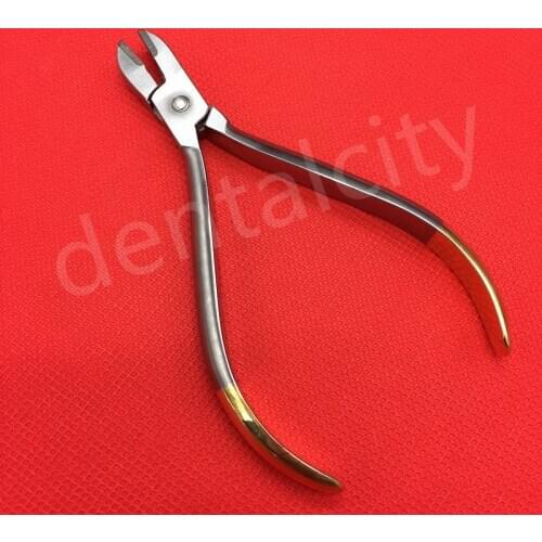 Dental Ligature Cutter Pliers for Orthodontic Ligature Wires and Rubber Bands Dentist Instrument Stainless Steel