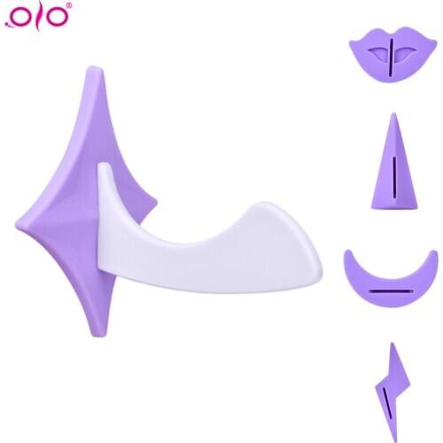 OLO Heart Triangle Lip Star Shape Pubic Hair Trimmer Pubic Hair Shaping Template Razor Hair Removal Women Bikini Shaving Stencil